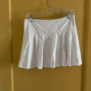 Halara White Skort